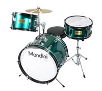 Mendini By Cecilio Kids Drum Set - Junior Kit w/ 4 Drums Bass Tom Snare Cymbal Drumsticks Drum Throne - Beginner Drum Sets & Musical Instruments