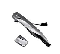 MEndip Exterior Outside Door Handle 806469N00A Car Front Chrome Exterior Door Handles Silver ABS 826469N00A 806451AA0A for Leaf for Maxima for Murano for Sentra
