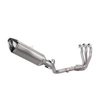 MEndip Motorbike Exhaust Pipe Silencer Motorbike Exhaust Pipe Muffler Tail Pipe Exhaust Muffler For Street Triple 765 765RS 2017-2024 Motorcycle Exhaust Connect Muffler