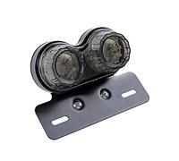 MEndip Motorcycle Brake Lamp Rear TailLight 12V Universal Motorcycle Tail Light Red LED Signal Motorbike Brake Rear Taillight Twin Lights License Plate Integrated Tail Lamp