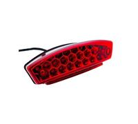MEndip Motorcycle Brake Lamp Rear TailLight Motorcycle Tail Light Universal License Plate LED Rear Brake Lamp For Monster M1000 S4R 400 620 900 Vesp
