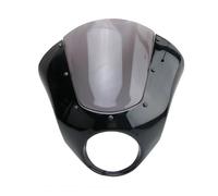 MEndip Motorcycle Headlight Grille Guard Windscreen Fairing Cover For Rebel 300 500 CM300 CMX300 CM500 CMX500 Motorcycle Windshield Headlight Case Wind Deflector(Grey)