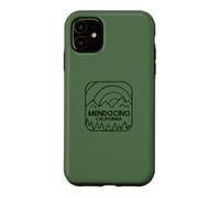 Mendocino California Outline Case for iPhone 11