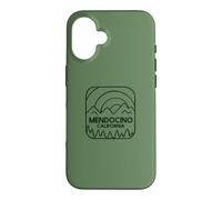 Mendocino California Outline Case for iPhone 16