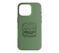Mendocino California Outline Case for iPhone 16 Pro