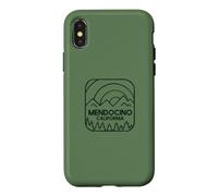 Mendocino California Outline Case for iPhone X/XS