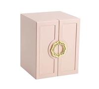 MendoNuk Jewelry Box Large Jewelry Box Organizer Functional Leather Jewelry Storage Case for Women Girls Ring Necklace Earring(Pink)