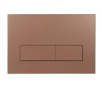 Mendorio Toile Dual Flush Plate for Concealed Cistern, Compatible with Geberit Sigma,Up300&UP320 Actuator Plate,245 x 164 mm,with Flush Rod Set&Frame, 1 Piece(Bronze)