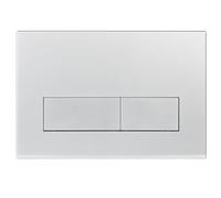 Mendorio Toile Dual Flush Plate for Concealed Cistern, Compatible with Geberit Sigma,Up300&UP320 Actuator Plate,245 x 164 mm,with Flush Rod Set&Frame, 1 Piece(Silver Gray)