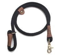 Mendota Pet Quick Leash - Dog Lead - Made in The USA - Black, 1/2 in x 4 ft