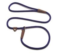 Mendota Pet Slip Leash - Dog Lead and Collar Combo - Made in The USA - Purple, 3/8 in x 6 ft - for Small/Medium Breeds