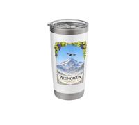Mendoza Argentina: Condor Over Mount Aconcagua Stainless Steel Insulated Tumbler