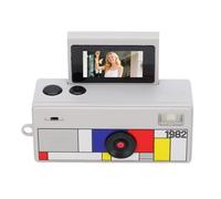 MENDUNER 0.96 Inch Flip Screen Keychain Camera, 1080P HD Video Recorder with 48MP Auto Focus 130 Degree Wide Angle Lens, Built in Flash, for Travel Photography and Self Portraits (Grey)