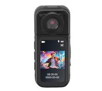 MENDUNER 1080P Mini Body Camera, Thumb Sized Compact Camera, 1.47 in Color Screen, 180 Degrees Rotatable Small Action Cam, for Travel Cycling (Black)