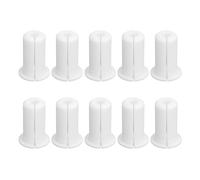 MENDUNER 10pcs Cable Routing Kit, Silicone Wall Grommet Bushings - Cable Wall Pass for Ethernet Series Cable - 0.75inch Diameter (White)
