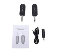MENDUNER 150m Range Wireless Transmitter Receiver System | Type-C Charging 8-Hour Battery for Electric Guitar Bass Keyboard 6.5mm Plug (1-to-1)