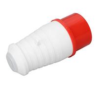 MENDUNER 16A 3Pin Industrial Plug & Socket IP44 CEE Connector, 240V Aviation Plug for Camping Caravans Outdoor Power, Red White Site Trailing Socket (HR-015 male head)