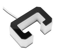 MENDUNER 2.66in Warm White Illuminated Letter C | IP44 Weatherproof Acrylic LED House Number for Outdoor Address Sign