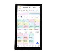 MENDUNER 21.5 Inch Smart Digital Calendar Chore Chart, Touchscreen Weekly Monthly Planner, Wall Desk Mount, 32GB Storage for Family Organization Photo Display (UK Plug)