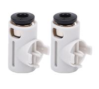 MENDUNER 2PCS PTFE Feed Pipe Fitting for Lab A1mini 3D Printer | Connector with Self Lubricating Ceramic Guide Ring, ABS Material
