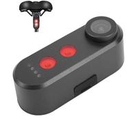 MENDUNER 4K Bike Camera with Tail Light, 2 in 1 Cycling Rear View Camera, 140° Wide Angle, WiFi App Real Time View, IPX6, Loop Recording Emergency Lock, Night Cycling Safety