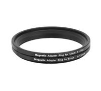 MENDUNER 55mm CNC Aluminum Alloy Magnetic Filter Adapter | Dual Function Threaded Bottom Magnetic Top, Ultra Lightweight Prevents Light Leaks, Quick Filter Changes Secure Fit for Travel