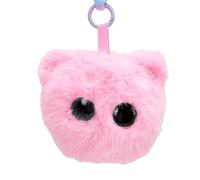 MENDUNER AI Robot Emo Pet Companion Toy 10x10cm USB Type C 1000mAh Battery - Multilingual Interactive Talking Companion with App Control for Children Emotional Learning (Pink)