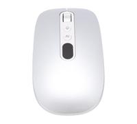 MENDUNER AI Voice Mouse, Bluetooth 2.4G Wireless and Wired Mouse with 120 Language Voice Translation, Input, OCR Screen Capture Translation, Adjustable DPI Ergonomic for PC (Silver)