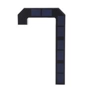 MENDUNER Auto Sensing Solar Address Sign | Illuminated House Number Wall Mount For Home Decor