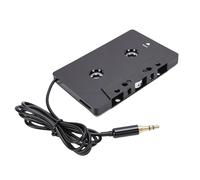 MENDUNER Car Cassette to Aux Adapter, Universal Stereo 4 Channel Output Cassette Tape Aux Adapter with 3.5mm Type C Auxiliary Cable, for Smartphones MP3 Players Car Stereos