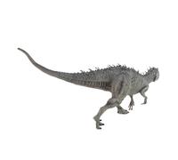 MENDUNER Dinosaur Model Toys with Movable Mandible Plastic T-Rex Figure Boy Scientific Educational Desk Ornament 15.3 X 5.9 X 3.1in (Large gray Indominus Rex (mouth movable))