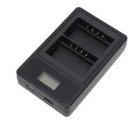 MENDUNER Dual Slot Fast Charger for Camera Flash Batteries | Smart Display 5W X 2 Output for VB26 VB30 V860III V850III V1