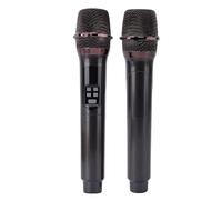 MENDUNER Dual Wireless Microphone, 2.4GHz Long Distance Handheld Dynamic Mic with Digital Sound Processing, Karaoke Speaking Live Performance