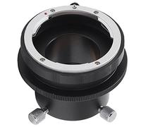 MENDUNER Durable Black Macro Lens Adapter for, Firm Connection Camera to Eyepiece Adapter 1.25in T Mount for SLR Camera Users