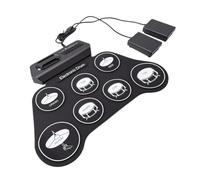 MENDUNER Electronic Drum Set, Roll Up Drum Pad for Kids Beginners with 5 Sounds, 8 Demo Songs, 3 Rhythms, Rechargeable Battery, Headphone Jack