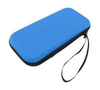 MENDUNER EVA Hard Carrying Case for 2 2025 Console | Protective Storage Bag with 12 Game Card Slots, Shockproof PU Leather Travel Case for Controller and Accessories, Black (Blue)