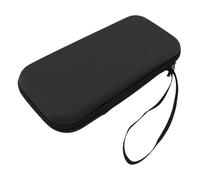 MENDUNER EVA Hard Carrying Case for 2 2025 Console | Protective Storage Bag with 12 Game Card Slots, Shockproof PU Leather Travel Case for Controller and Accessories, Black (Black)