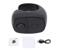 MENDUNER Fingertip Wireless Bluetooth Remote Control, Rechargeable Video Scrolling Ring Remote Page Turner, 24H Battery Life, for Phone Tablet (Black)
