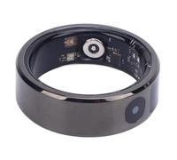 MENDUNER Fitness Tracker Ring, Color Screen Smart Ring, IP68, Stainless Steel with Multi Sports Modes, Control for Time Management (#9)