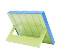 MENDUNER Game Controller Charger, Portable Game Console Charging Dock, 4 in 1 USB Type C 8 Card Slot Smart Protection (Blue Green)