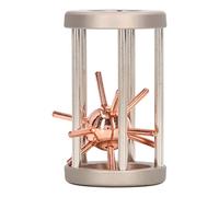 MENDUNER Home Office Logical Reasoning Puzzle Unlock Toy Zinc Alloy Spiked Ball Funny Gift