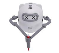 MENDUNER Interactive Drawing Robot for Kids with 100 Cards, Smart Painting Robot Toy, Educational AI Drawing Machines, Learn to Draw Art Kit with Pens, Creative Learning Gift