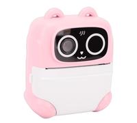 MENDUNER Kids Instant Print Camera, 48MP HD 1080P 16X Zoom, Inkless Thermal Printing with 2.4" Screen, Digital Camera Toy for Boys Girls 3-12 Year Old (Pink)