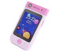 MENDUNER Kids Smart Phone Toy with 180° Flip Camera, 2.8" Touchscreen, 1080P, Music Video Player, Educational Games, Portable for Toddlers Boys Girls (Light Pink)