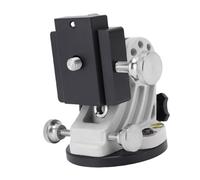 MENDUNER Latitude Adjustment Base, 90 Degree Latitude Adjustment Seat, 3/8 Inch Thread for Common Tripods, Telescope Accessory (Black White)