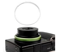 MENDUNER Lens Decoration Ring, Aluminum Alloy Decorative Ring for GR4 Camera, Stylish Lens Trim and Precise Fit (Silver)
