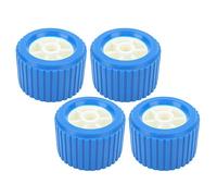 MENDUNER Marine Wobble Rollers High Temp Resistant | Ribbed Boat Trailer Rollers 4.3x3x0.7in for Easy Loading Accessory