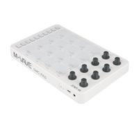 MENDUNER MIDI Drum Pad Controller with 16 RGB Velocity-Sensitive Pads, 8 Assignable Knobs, Rechargeable Battery for Live, FL Studio, Logic Pro X, IOS, Mac
