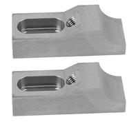 MENDUNER Milling Machine Side Clamp Vise Set | S136H Die Steel Low Profile Lateral Vise for CNC with 20mm Height 60kN Force