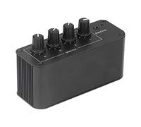 MENDUNER Mimer Mimer Mini Stereo Bélenger with 4 Channels of Mixers House Low Separate Volume Control Amplifier for Aluminum Alloy of the Music Studio Alloy